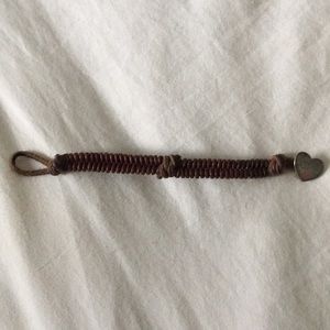 James Avery Leather Bracelet